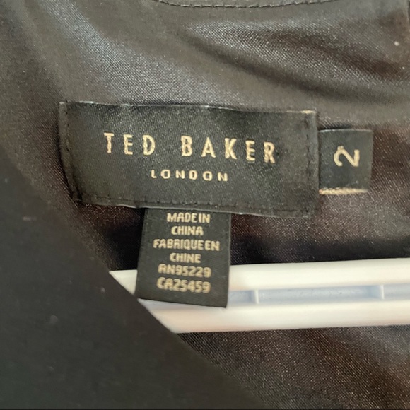 NWOT Ted Baker Swanste Ruffle Tunic A-Line Dress, Black - Picture 14 of 16